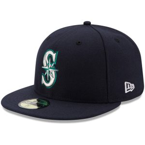 New Era Seattle Mariners Navy Authentic Collection On Field 59FIFTY Fitted Hat