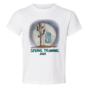Seattle Mariners Tiny Turnip Toddler 2021 Spring Training T-Shirt
